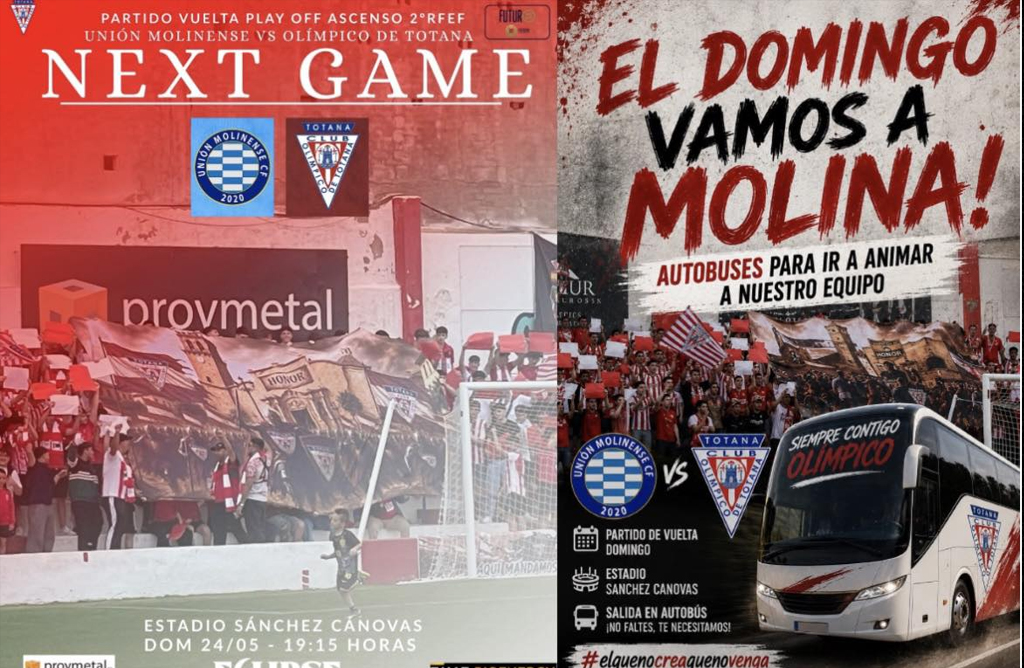 El Ol�mpico se juega el ascenso a Segunda REF en Molina de Segura